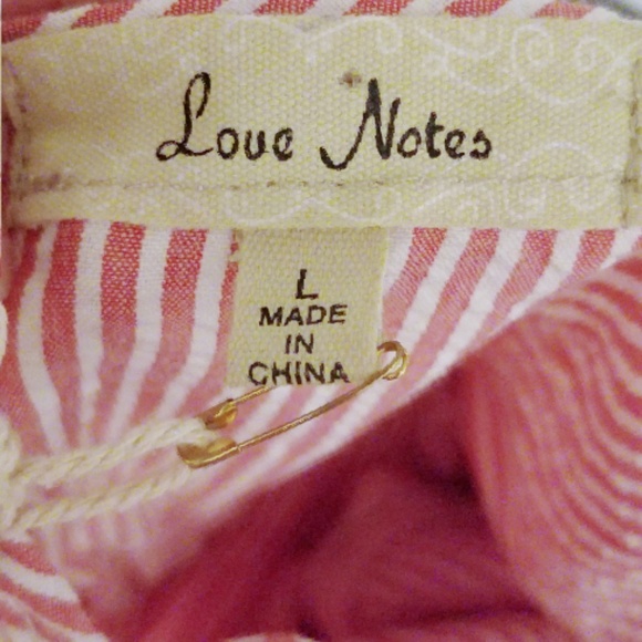 Love notes red candy stripe tie knot sundress - Picture 6 of 6